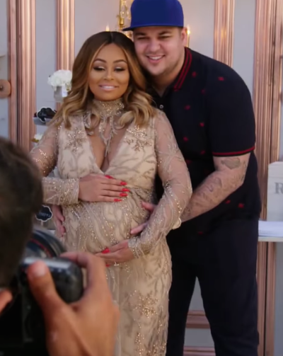 Rob Kardashian Hugs Blac Chyna