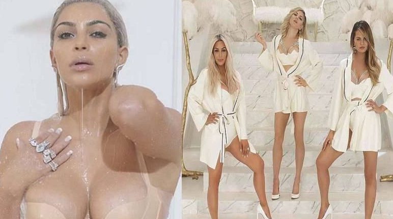 Kim Kardashian Drenched Milk New Video Clip