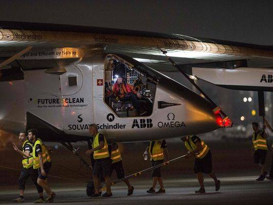 Sun-powered Solar Impulse 2 plane completes record global flight