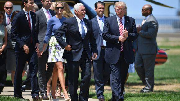 Trump Makes Grand Entrance To Convention