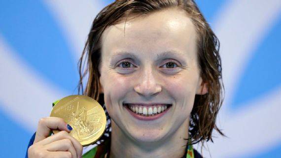 Katie Ledecky wins gold in 200 meter freestyle