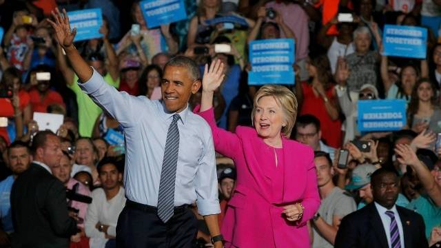 Obama warns Democrats against overconfidence about Clinton victory