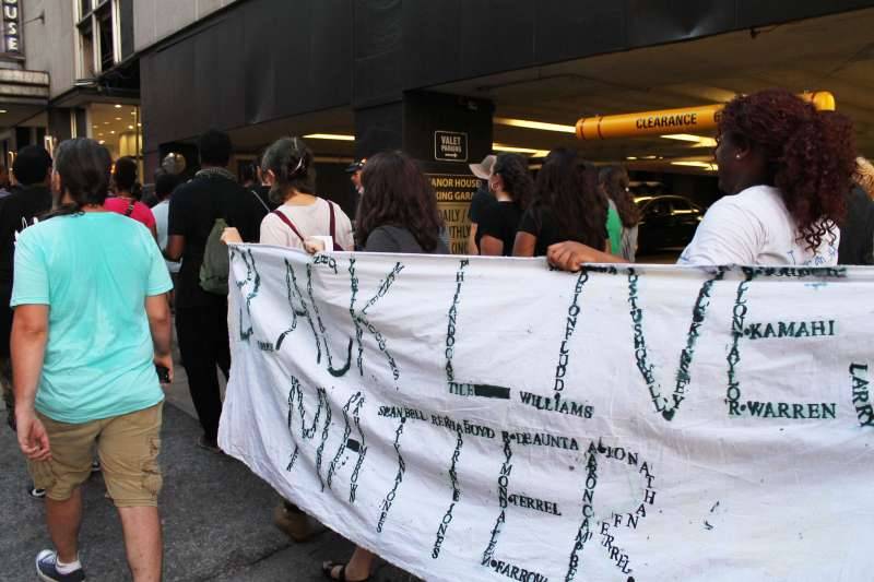 Protesters March in Downtown Dallas Despite Chief’s Request