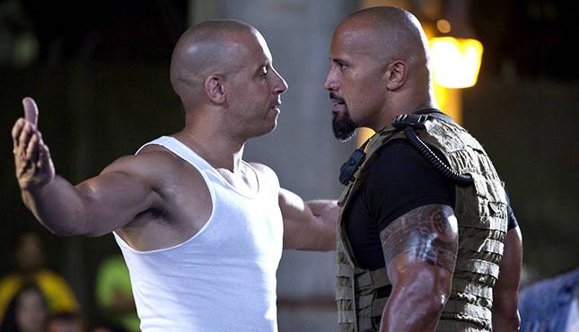 The Rock and Vin Diesel Fast 8 Feud