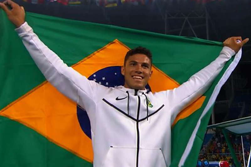 Thiago Braz da Silva wins Brazil’s second gold medal of Games