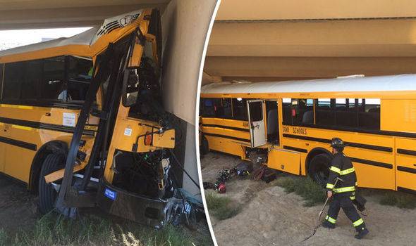 Driver Killed, 18 Hurt in Denver Airport School Bus Crash