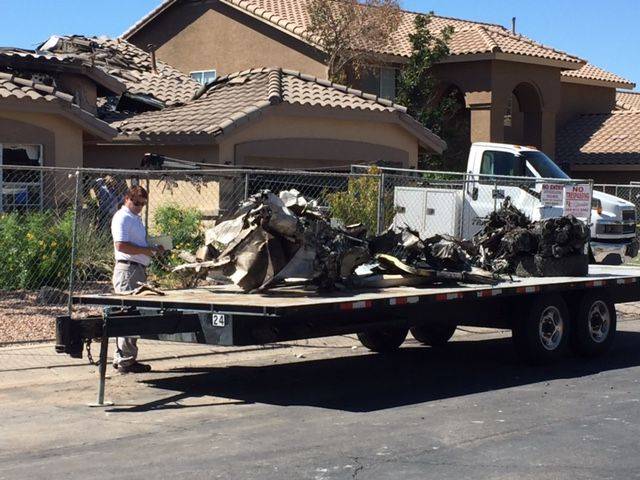 Feds investigating plane crash in suburban Phoenix home