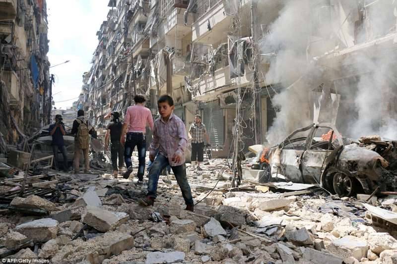 Monitoring Group At Least 26 Die In Aleppo Strikes