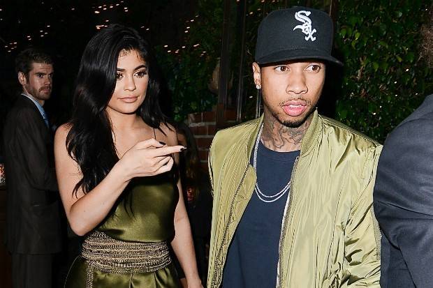 Tyga Gifts Kylie Jenner a Gucci Bag, Lint Rolls Her Toes After Alexander Wang After-Party