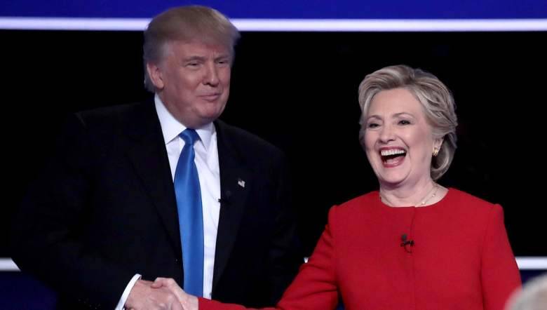 Donald Trump two points ahead of Hillary Clinton in poll that has accurately predicted last three presidential elections