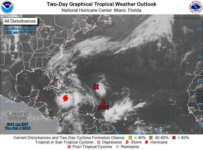 Hurricane Matthew Makes Landfall On Impoverished Haiti