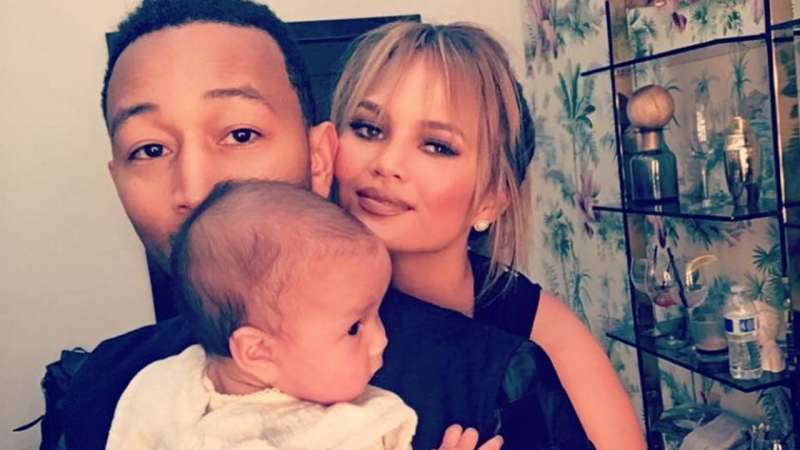 John Legend Adorably Teaches Baby Luna How to Play the Piano