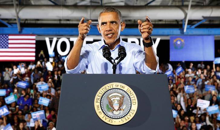 Obama Turns Focus On Senate Races As He Campaigns For Clinton