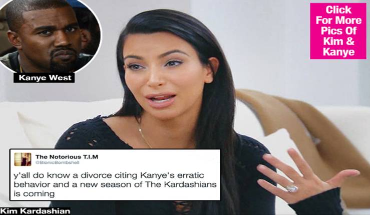 Kim Kardashian Divorcing Kanye West? Fans Predict Split Amid His Meltdown