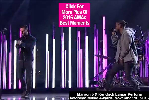 Maroon 5 And Kendrick Lamar Perform New Hit