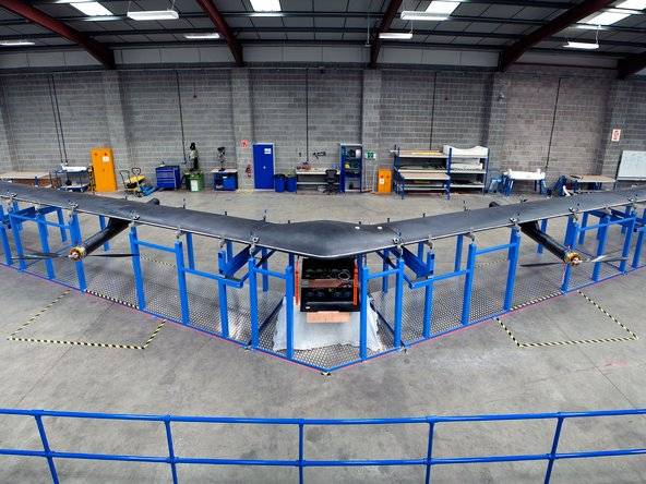 One of Facebook’s enormous internet-spreading drones crashed