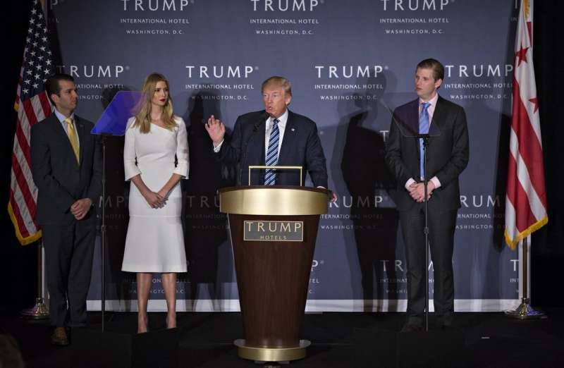 Trump Children Won’t Have Formal White House Roles