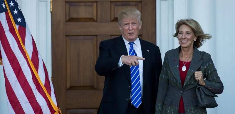 Trump picks charter school advocate Betsy DeVos for education secretary