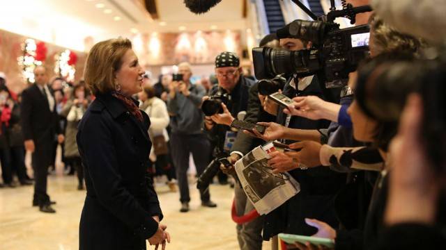 Carly Fiorina Says She Discussed China Hacking With Trump During NY Meeting