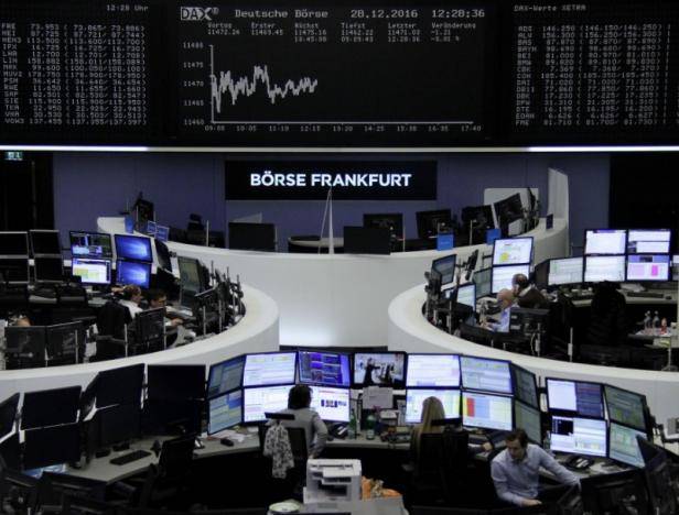 Dow 20000 barrier weak European banks dent stocks