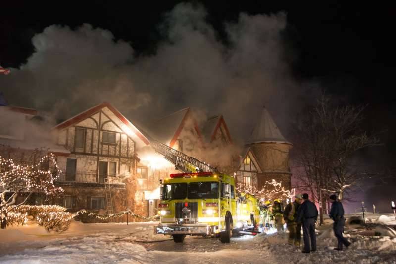 Fire at Boyne ski lodge in Michigan injures 12