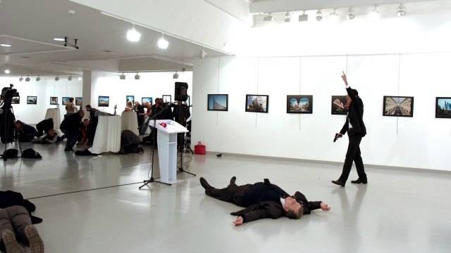 Turkish police detain six after Russian ambassador shot dead