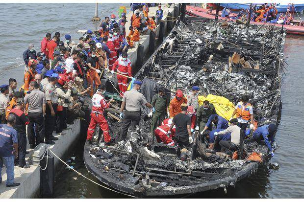 17 Still Missing After Indonesia Boat Fire Kills 23