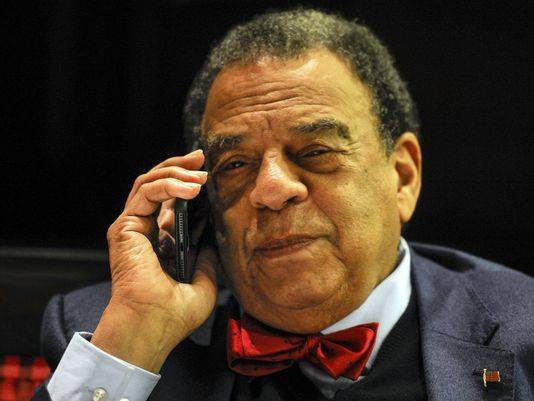 Andrew Young calls John Lewis a saint, defends him to Trump