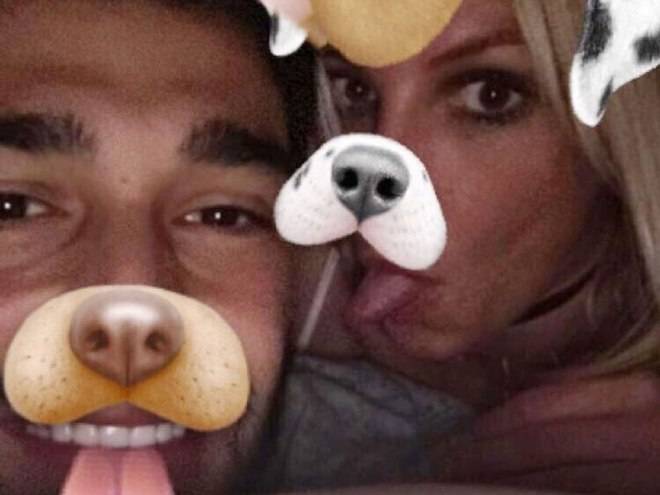 Britney Spears & Sam Asghari Flaunt Their Puppy Love On Social Media