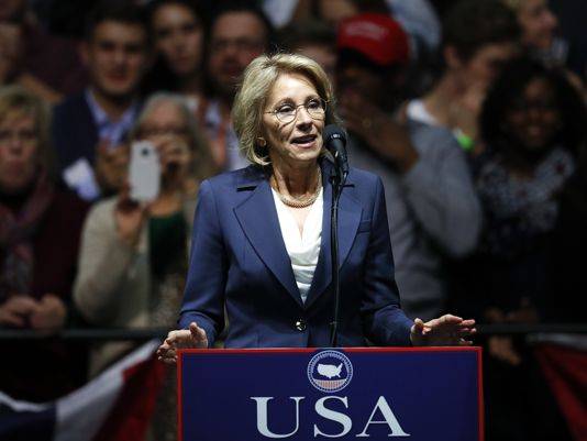 DeVos outlines vision for U.S. Department of Education