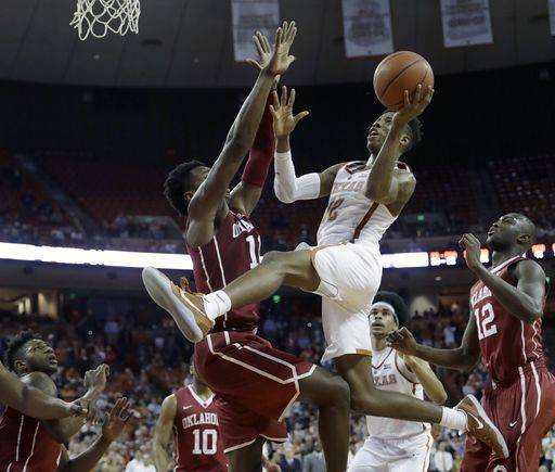 Jones hits 3 with 1.8 left, Texas beats Oklahoma 84-83