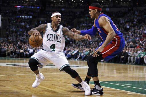 Thomas scores 41 for Celtics in 113-109 win over Pistons