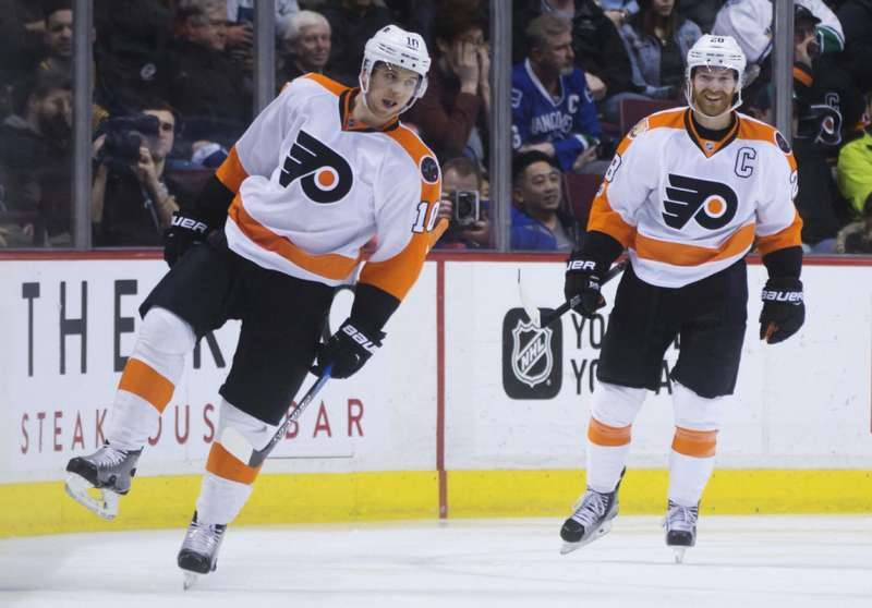 Gostisbehere has 3 assists, Flyers beat Canucks 3-2