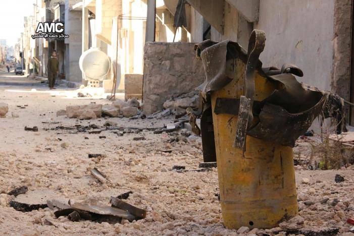 Syrian government forces used chemical weapons in Aleppo