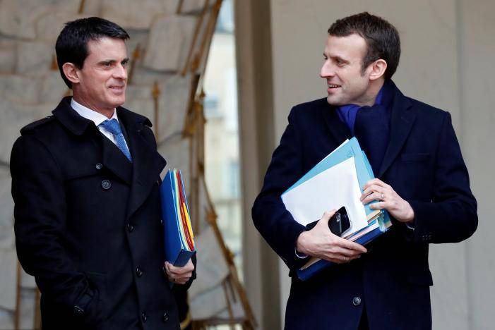 French ex-PM Valls says will vote for Macron in election