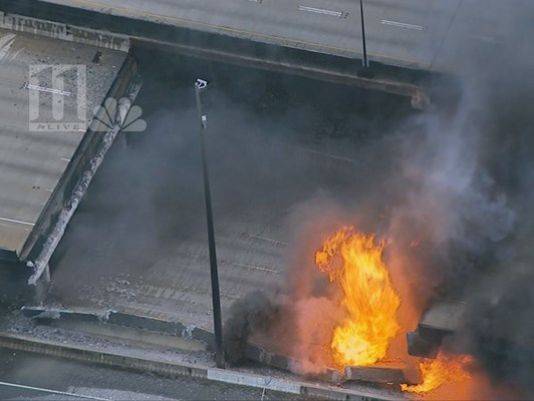 Interstate 85 collapses in massive fire in Atlanta