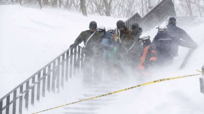 Japan avalanche kills seven students and a teacher