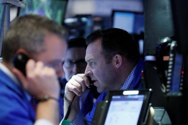 Pharma, bank stocks pull Wall Street lower