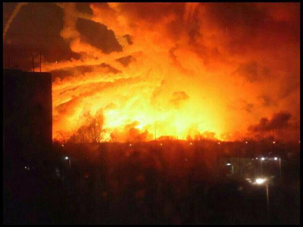 Ukraine Sees Russian Hand In Ammo Warehouse Blasts