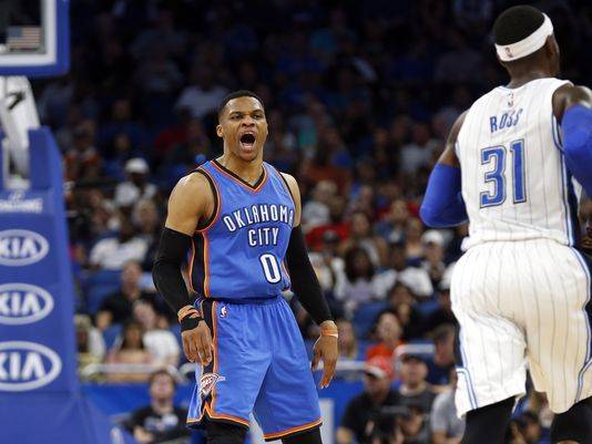 Russell Westbrook matches Big O, clinches season-long triple-double average