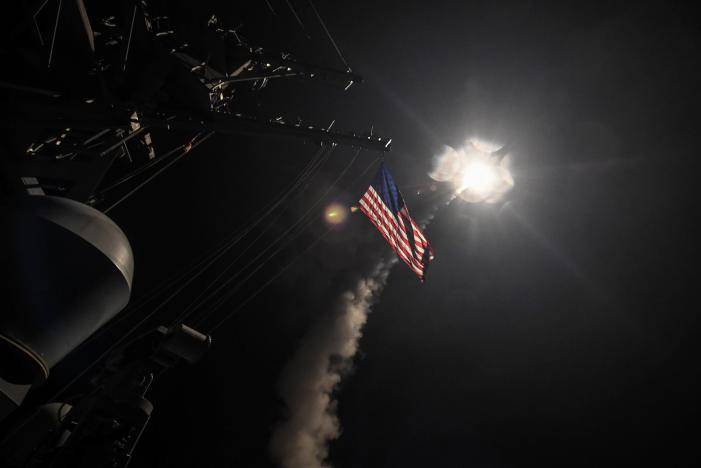 U.S. fires missiles at Assad airbase, escalating tensions with Russia