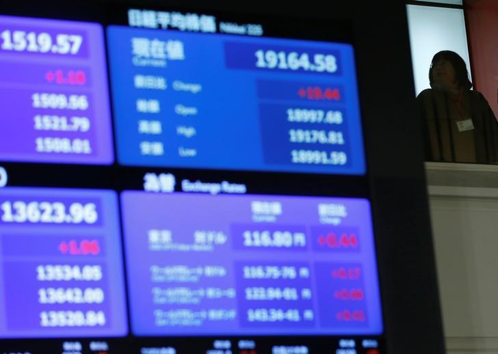 Asian shares flat, stay on track for a winning week