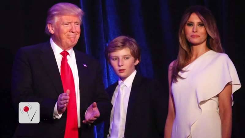 Melania and Barron Trump move to the White House