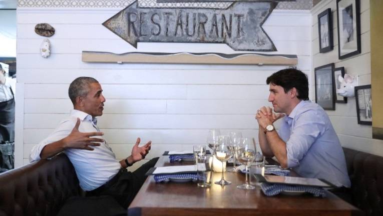 Obama and Trudeau bring the bromance back