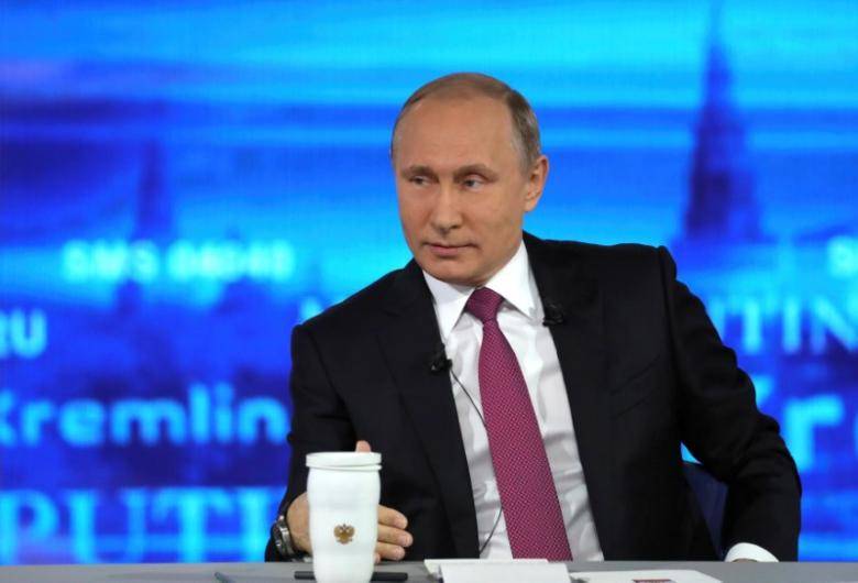 Putin says proposed new U.S. sanctions result of internal politics in U.S.