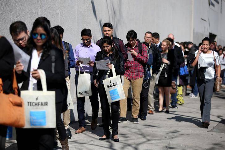 Strong U.S. job growth expected in May, wage rise seen moderate