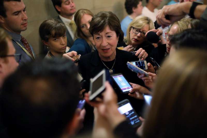 Eight to 10 Republicans have concerns on healthcare bill: Collins