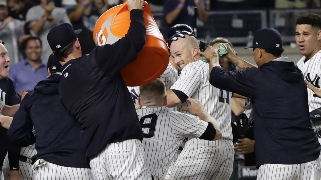 Gardner homers, Judge cracks tooth, Yanks top Rays 6-5 in 11