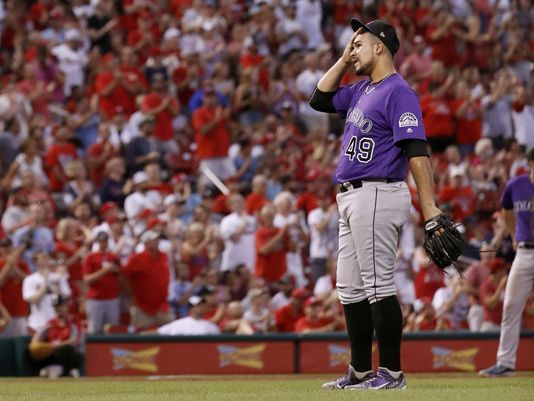 Grichuk, Leake lead Cardinals to an 8-2 win over Rockies