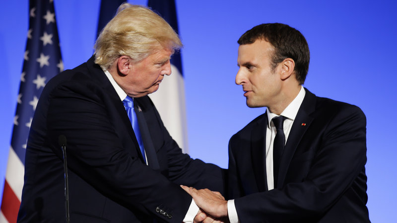 In Paris, Trump Defends Son’s Meeting With Russian Lawyer